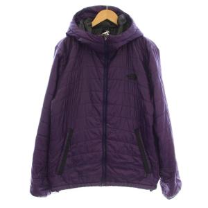 NY17802 RED POINT LIGHT HOODIE 中綿 フーディー ナイロン ジャケット L