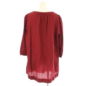 BURBERRY LONDON シャツ ブラウス 長袖 ロゴ 44 赤 レッド B2M05-644-16 /OR