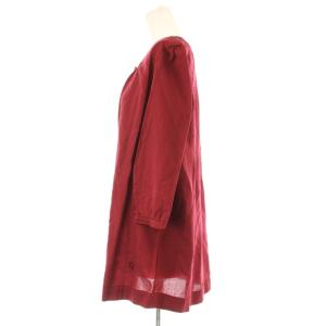 BURBERRY LONDON シャツ ブラウス 長袖 ロゴ 44 赤 レッド B2M05-644-16 /OR