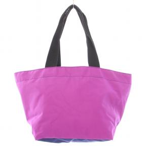 ナイロン舟型トートM ハンドバッグ 紫 パープル 1027N /BB