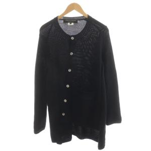 AD2018 ニットカーディガン ウール S ブラック PB-021