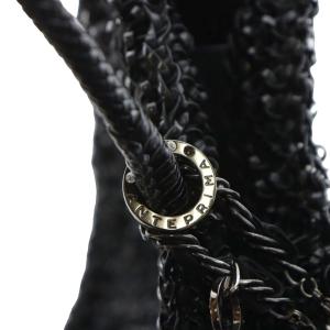 ANTEPRIMA ワイヤーバッグ ハンドバッグ リボン スタッズ フラワーモチーフ 黒 ブラック /AN17