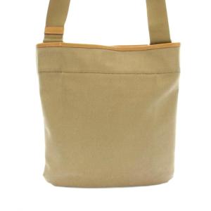 PRADA ロゴ ジャガード ショルダーバッグ スクエア キャンバス ベージュ VA0655