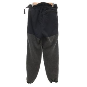 THE NORTH FACE フリースパンツ ボア 切替 ジップアップ L グレー /JS