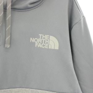 THE NORTH FACE プルオーバーパーカー フーディ トレーナー 長袖 ロゴプリント 裏起毛 XL グレー 721569 /YT