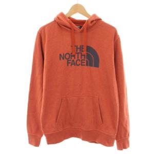 プルオーバーパーカー トレーナー フーディ 長袖 ロゴプリント 裏起毛 M 赤 レッド 721556 /YT