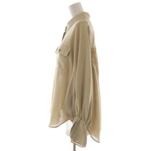 Diagram GRACE CONTINENTAL 22SS ドルマンシャツブラウス シャツ 長袖 36 ベージュ 03222 41067-00 /RR