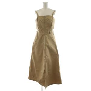 × リリーブラウン LILYBROWN 25SS カットアウトコルセットフレアジャンスカ ジャンパースカート