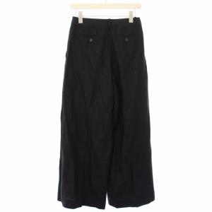 Theory 23SS GALENA LINEN LOW RISE PLT PNT HB ワイドパンツ リネン 00