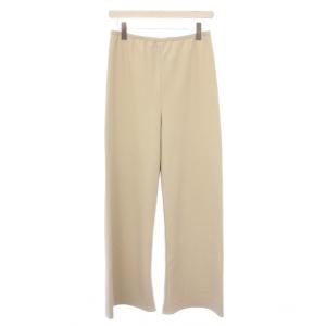エラスティックパンツ イージー ワイド ウエストゴム ストレッチ 38 ベージュ 24030520501030