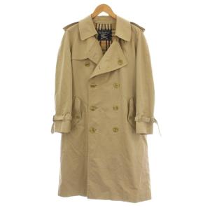 ビンテージ トレンチコート ノバチェック ベージュ