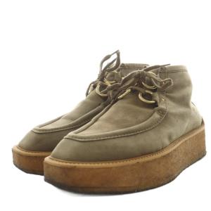 ショートブーツ 厚底 35 ベージュ 430864 /AN18