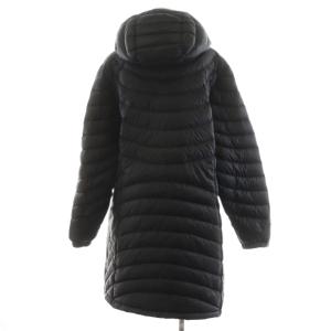 L.L.BEAN ダウンコート ロング丈 フード ナイロン アウター XL 黒 ブラック /AN38