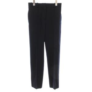 フィービー期 テーパードパンツ ジップフライ センタープレス ウール カシミヤ混 シルク混 34 紺 ネイビー