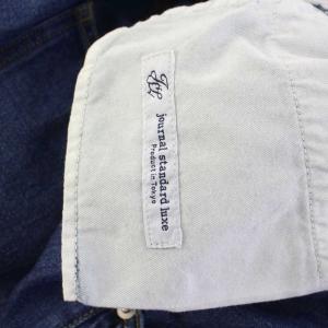 JOURNAL STANDARD LUXE 24AW 10OZデニム コラパンツ ジーンズ ジップフライ ストレッチ M インディゴ 24030440220040