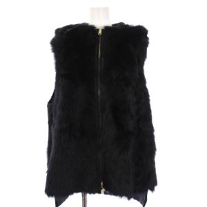 SUPREMA 24AW TOSCANA シープファーベスト S ブラック