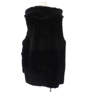 MUSE de Deuxieme Classe SUPREMA 24AW TOSCANA シープファーベスト S ブラック