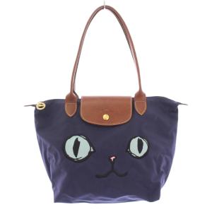 ルプリアージュ ミャオ トートバッグ ネコモチーフ ネイビー