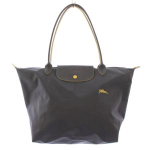 ル プリアージュ クラブ トートバッグ ハンドバッグ ナイロン レザー ロゴ 刺繍 ワンポイント バイカラー