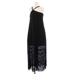 ONE SHOULDER LACE FLARE ROMPERS ワンショルダーレースフレアロンパース オールインワン
