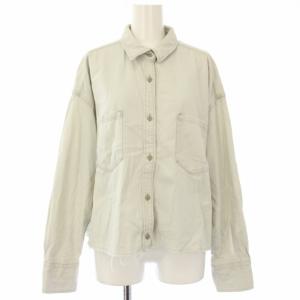 25SS ライトオンスデニムクロップドシャツ 長袖 F グレー 25050400909110 /TK