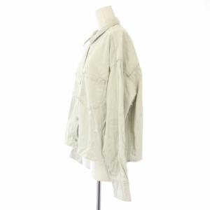 JOURNAL STANDARD 25SS ライトオンスデニムクロップドシャツ 長袖 F グレー 25050400909110 /TK