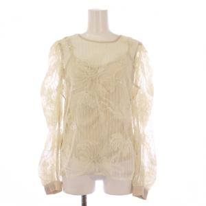 UNDRESSED 2WAY FAIRY LACE BLOUSE フェアリーレースブラウス シャツ 長袖