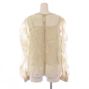 Ameri VINTAGE UNDRESSED 2WAY FAIRY LACE BLOUSE フェアリーレースブラウス シャツ 長袖