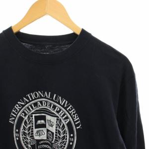 JOURNAL STANDARD L'ESSAGE PHILADELPHIA ロンTシャツ カットソー 長袖 ロゴプリント F 紺 ネイビー /HN