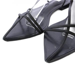 FRAY I.D サンダル ポインテッドトゥ ストラップ 37 黒 FWGS222314 /TK