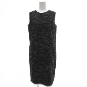 ノースリーブ ワンピース ミニ フリンジ 2 黒 ブラック /JS