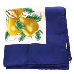 GUCCI スカーフ シルク 総柄 タグ付き 紺 ネイビー マルチカラー /BB OH