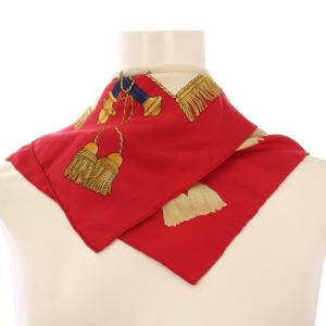 カレ90 VUE DU CARROSSE DE LA GALERE LA REALE スカーフ シルク