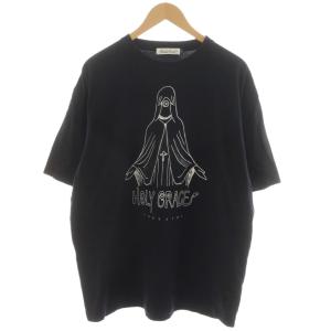 ホーリーグレース TEE HOLY GRACE Tシャツ カットソー 半袖 ロゴ 5 黒 ブラック UC2C3805