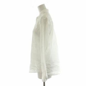 BEAUTY&YOUTH UNITED ARROWS コットンリネンレギュラーカラーシャツ ブラウス 長袖 麻 F ホワイト 1611-149-1959 /NQ