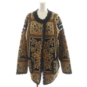 22AW RUG PATTERN KNIT JACKET