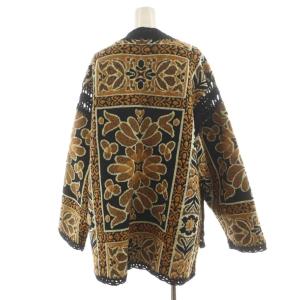 Ameri VINTAGE 22AW RUG PATTERN KNIT JACKET