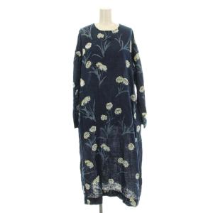 ワンピース 7085020 花柄 0 ネイビー