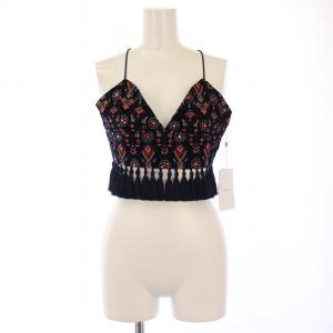 INDIA EMBROIDERY BUSTIER インドエンブロイダリービスチェ キャミソール ショート丈