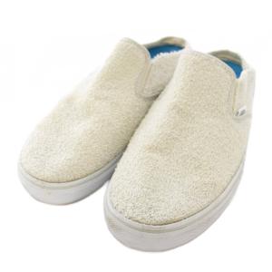 VANS SLIP ON MULE シューズ スリッポン パイル地 US10H 28.5cm グレージュ V98CF