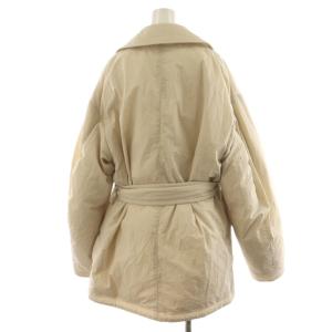 Ameri VINTAGE 22AW LADY OVER ECO DOWN COAT ダウンコート ミドル丈 リボン付き ナイロン