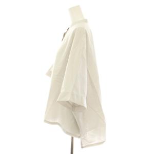 mizuiro ind mizuiroind シャツ ブラウス バンドカラー 半袖 タグ付き グレージュ /YT