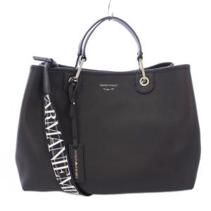 2WAY ショルダーバッグ ロゴチャーム ブラック