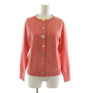 タグ付き カーディガン ニット 長袖 マルチボタン ピンク 0000003 /NQ