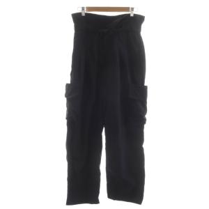 リサイクルナイロンワークパンツ カーゴパンツ 38 黒 GAS-02150-A /RR