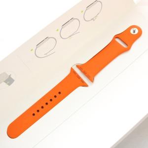 Apple Watch アップルウォッチバンド アクセサリー バンドのみ ラバー製 オレンジ /G