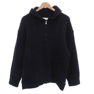 22AW スフレアランニット カウチン カーディガン M 紺 ネイビー PHNT224945 /JS
