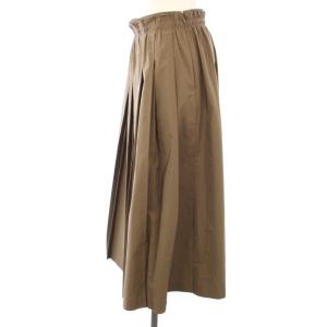 mila schon スカート フレア ミモレ丈 ロング 40 ブラウン 500-11602 /TK