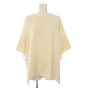 ADORE 23SS マットポンチカットソー スカート セットアップ 半袖 クルーネック フレア イージー マキシ