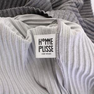 HOMME PLISSE ISSEY MIYAKE プリーツ Tシャツ 3 グレー HP21-JK141
